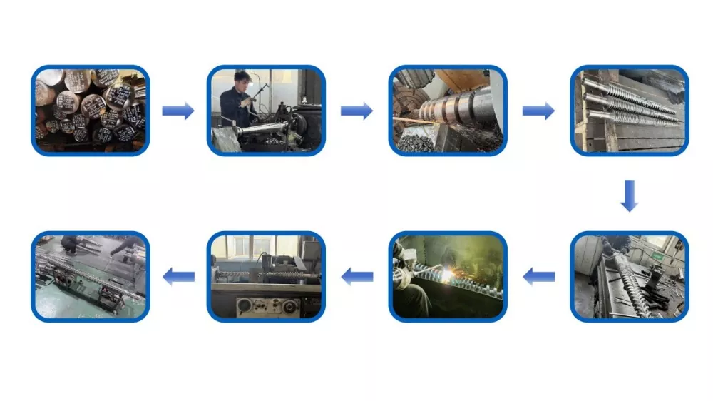 Non-Intermeshing Conical Twin Screw